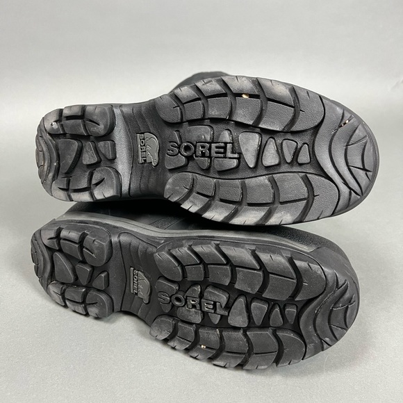Sorel Mens (10) Black Winter Snow Boots - Picture 7 of 8